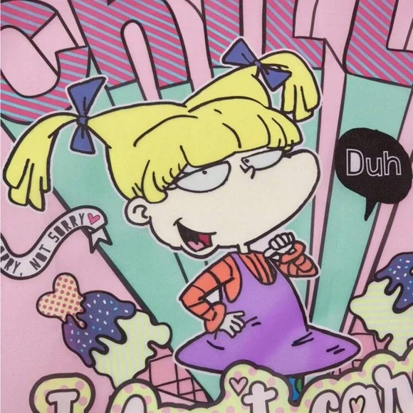 - Nick 90s X Rebellious Rose Cute Printed Portable Shopping Bag - Picture 4 of 8